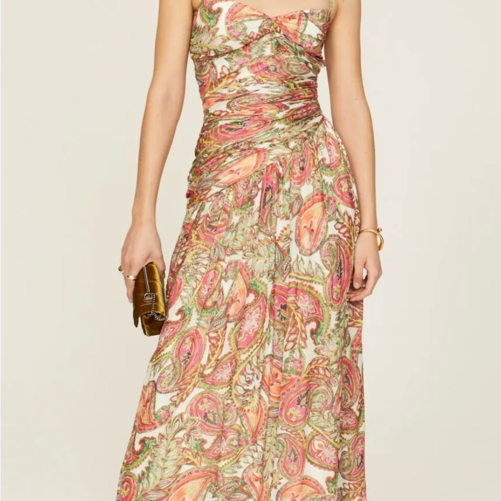 Badgley Mischka sweetheart Midi Dress